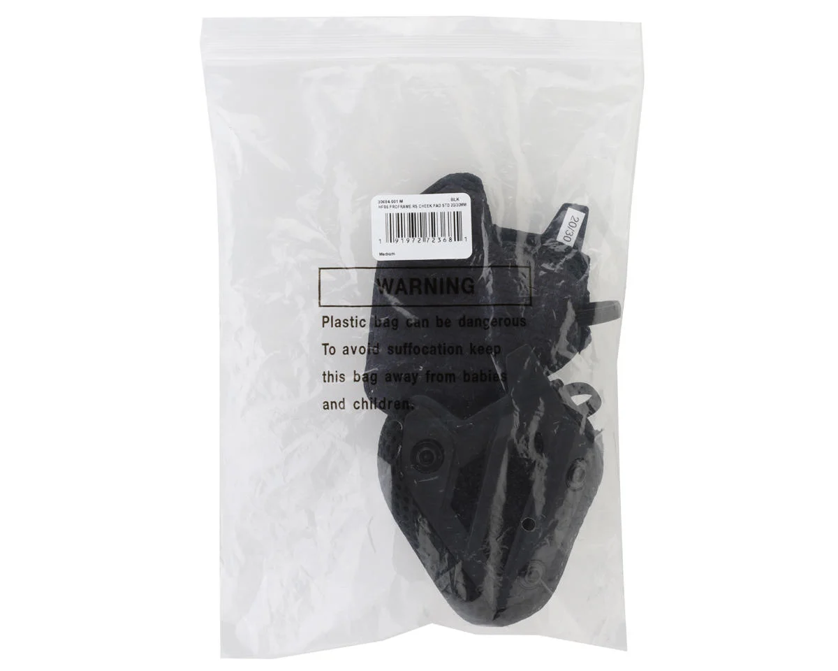 Fox Racing Proframe RS Standard Cheek Pad (Black) (20/30mm) (M)